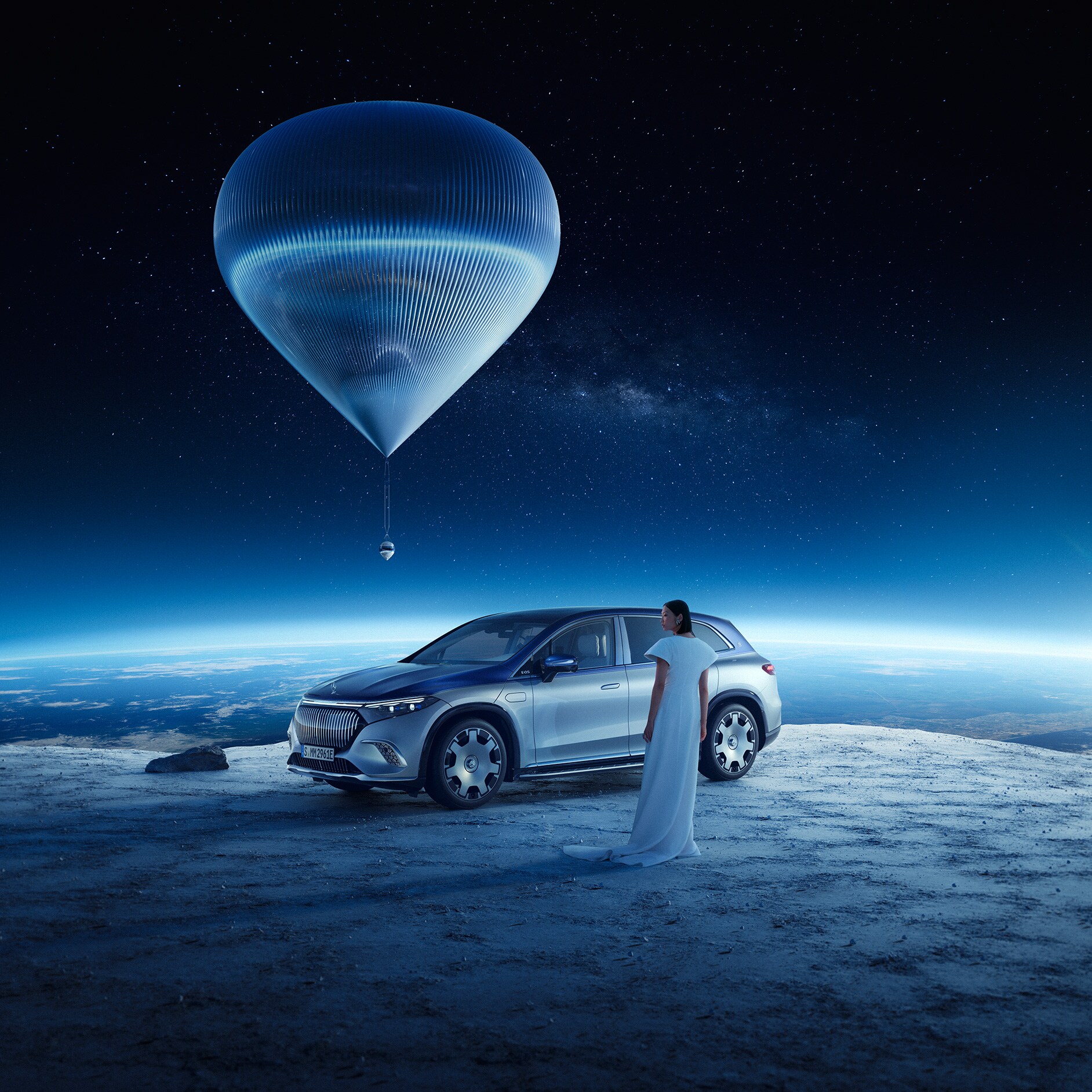 Kooperationen | Marke | Mercedes-Maybach Die Zusammenarbeit von Mercedes-Maybach X Space Perspective.