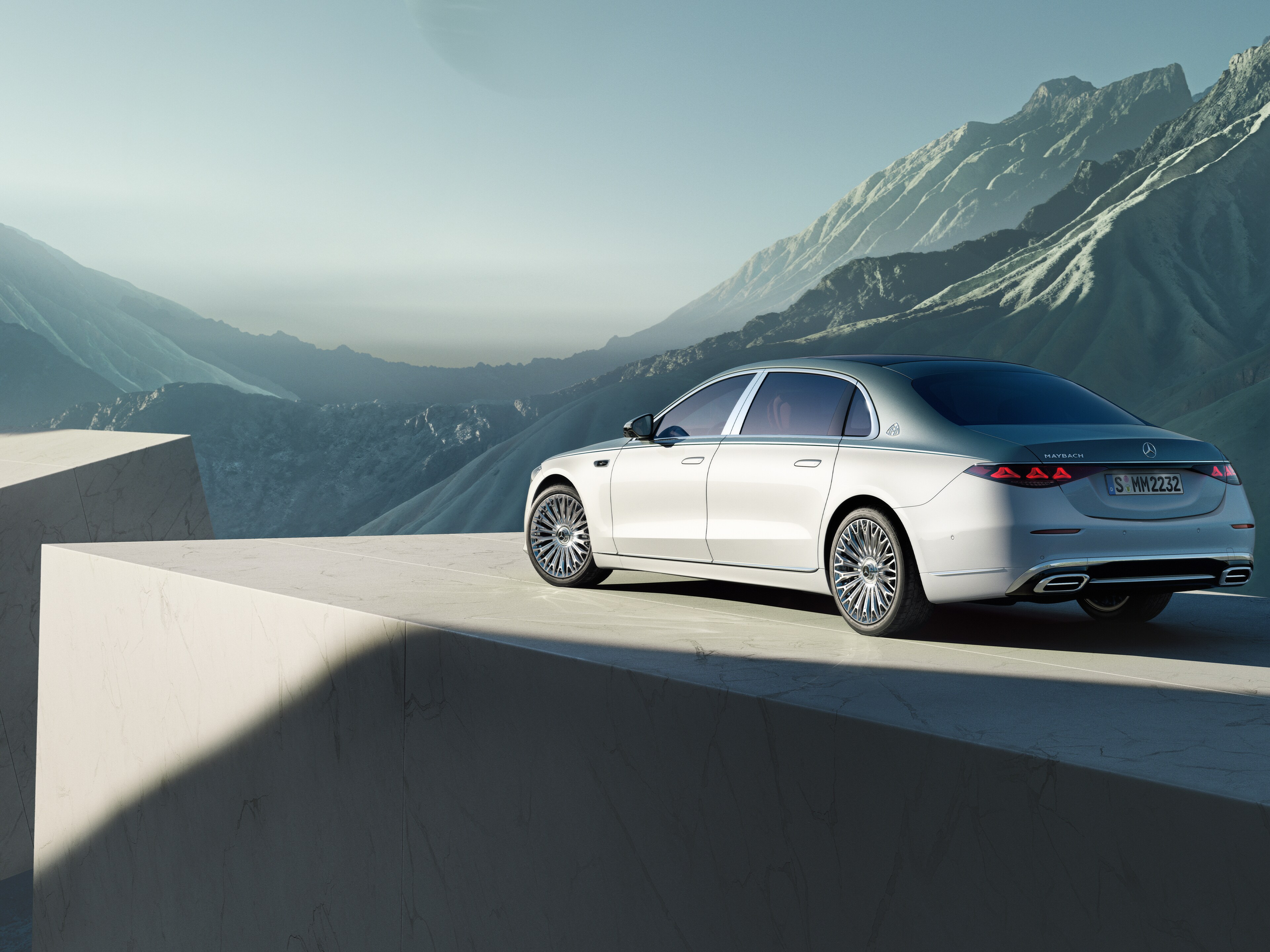 S-Klasse | Marke | Mercedes-Maybach Die Mercedes-Maybach S-Klasse in einer seitlichen Ansicht.